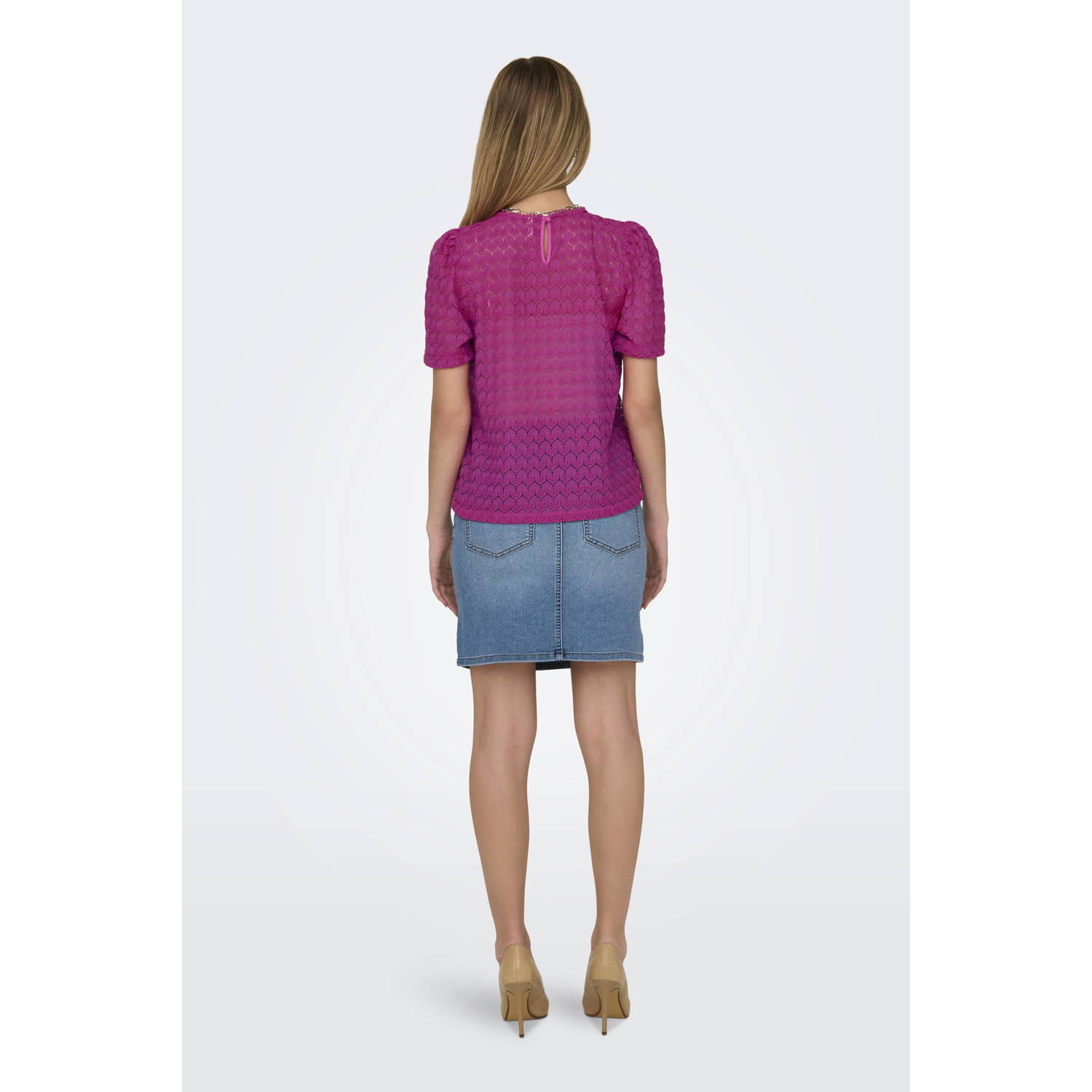 ONLY top ONLLEA roze