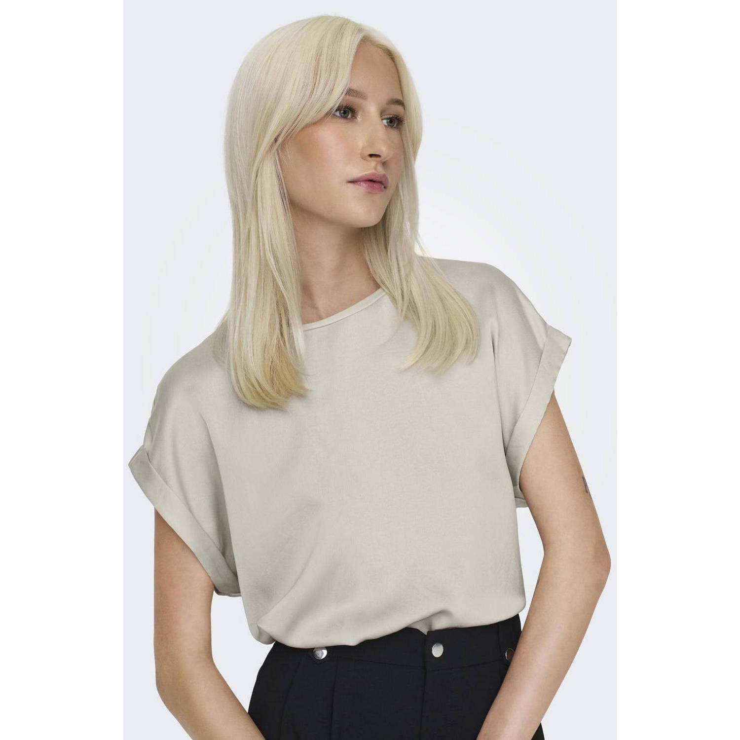 ONLY T-shirt ONLLIEKE beige