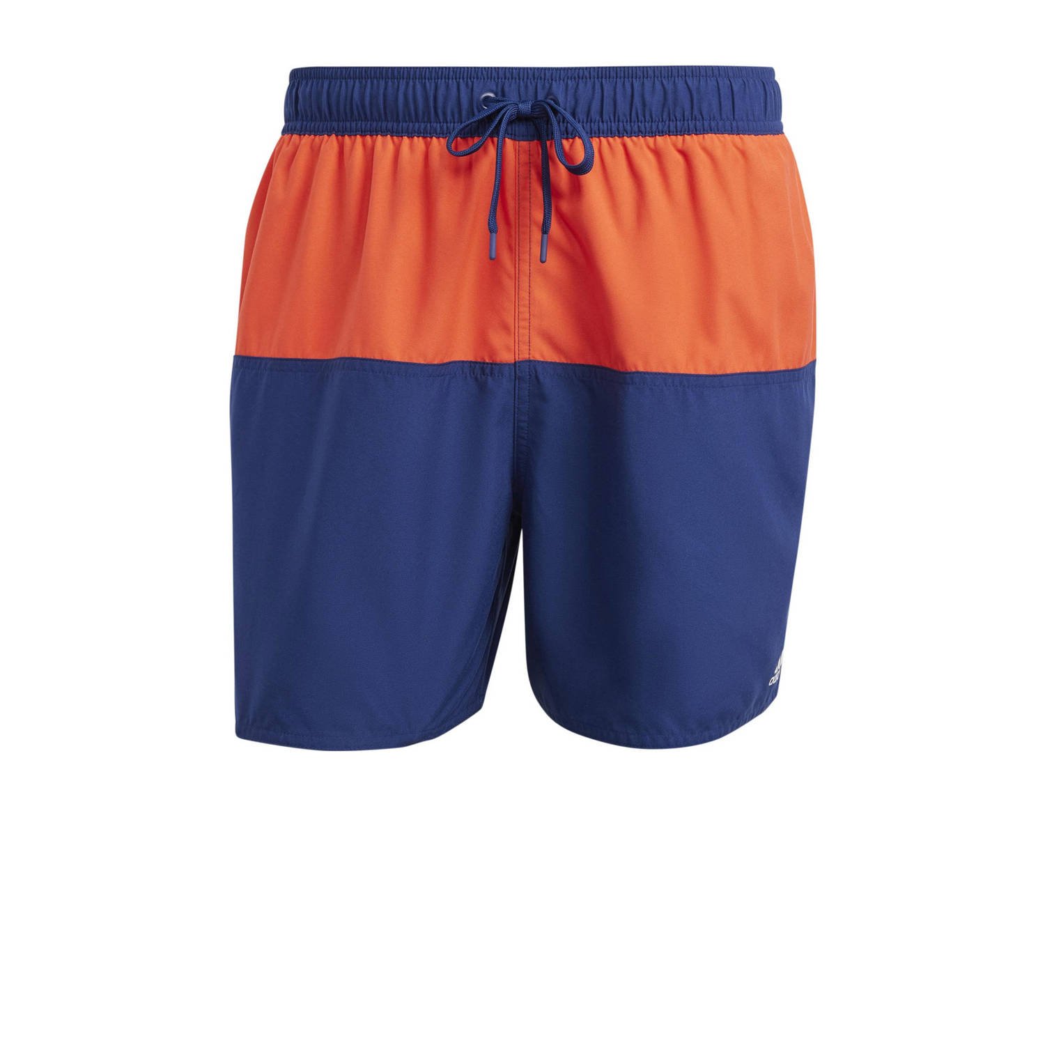 adidas Performance zwemshort blauw oranje