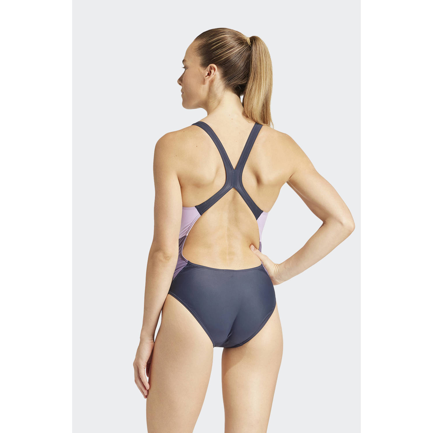 adidas Performance Infinitex sportbadpak donkerblauw