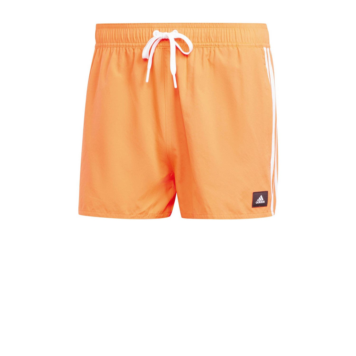 Adidas Rode Zwemshorts 3 Strepen Clx Red Heren