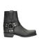 Sendra 9077 Pete leren bikerboots zwart