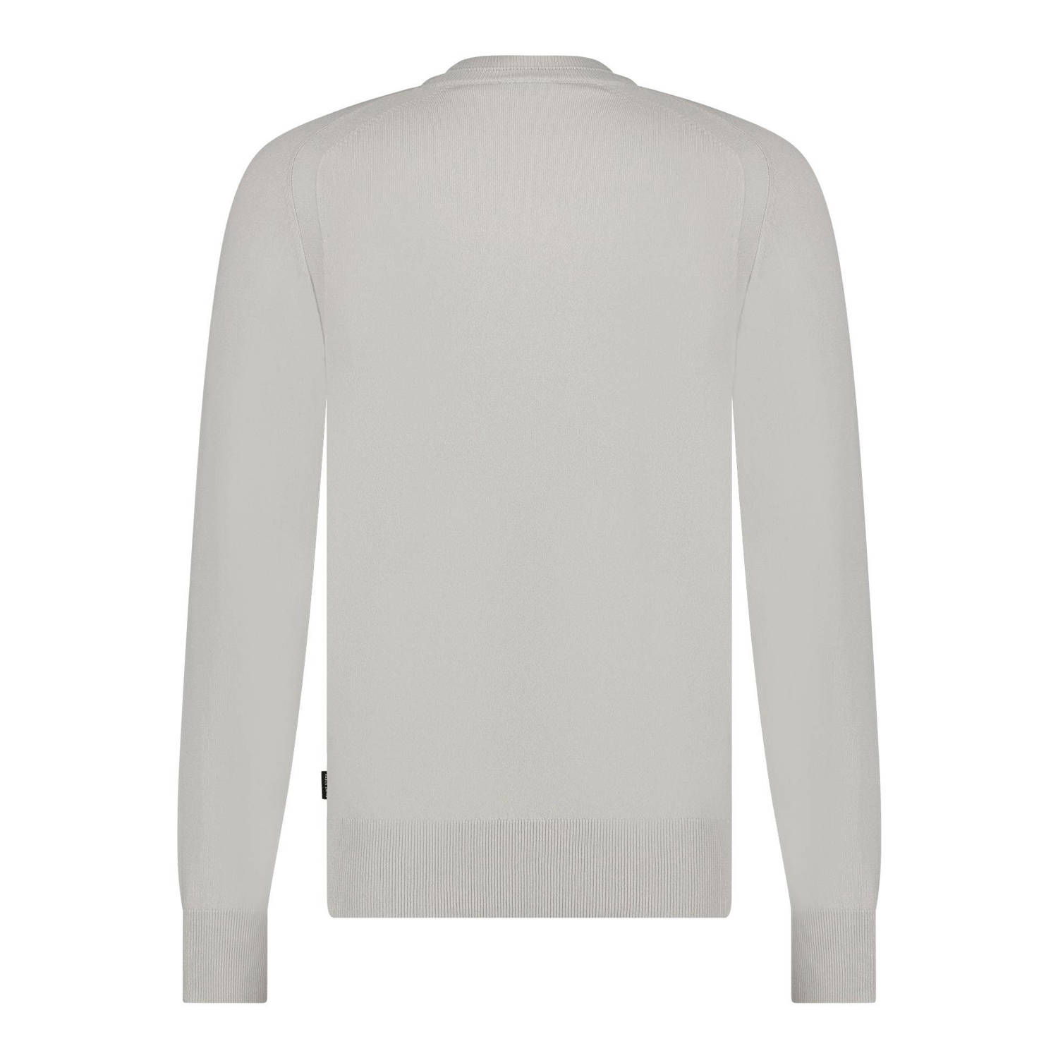 Saint Steve trui Nathan met linnen kit grey
