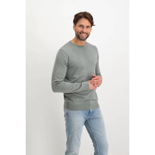 Saint Steve trui Bart green mist melange afbeelding