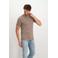 Saint Steve gebreid T-shirt taupe melange