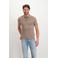 Saint Steve regular polo gebreid CHRIS lichtbruin
