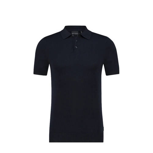 Saint Steve polo gebreid donkerblauw afbeelding