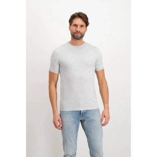 Saint Steve gebreid T-shirt white melange afbeelding