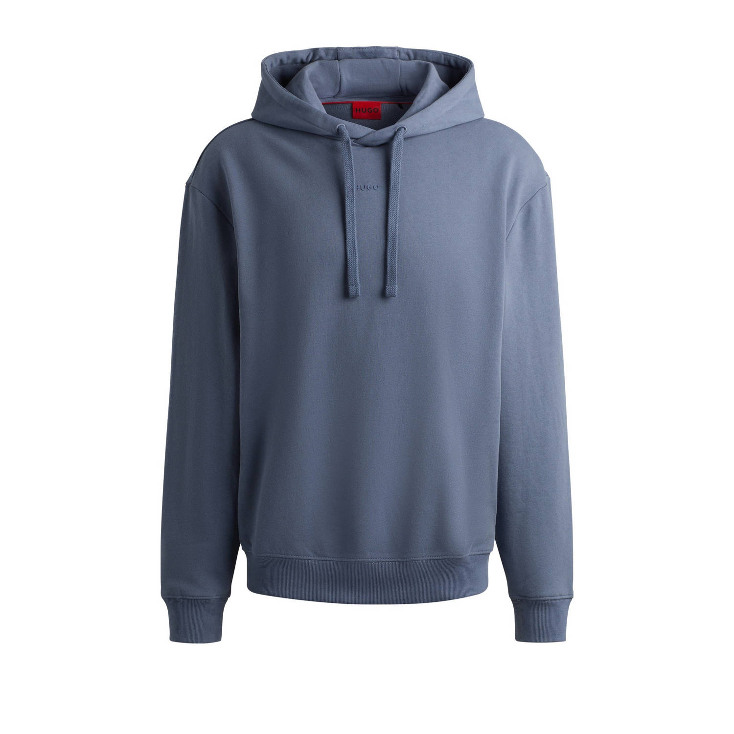 HUGO hoodie met logo open blue