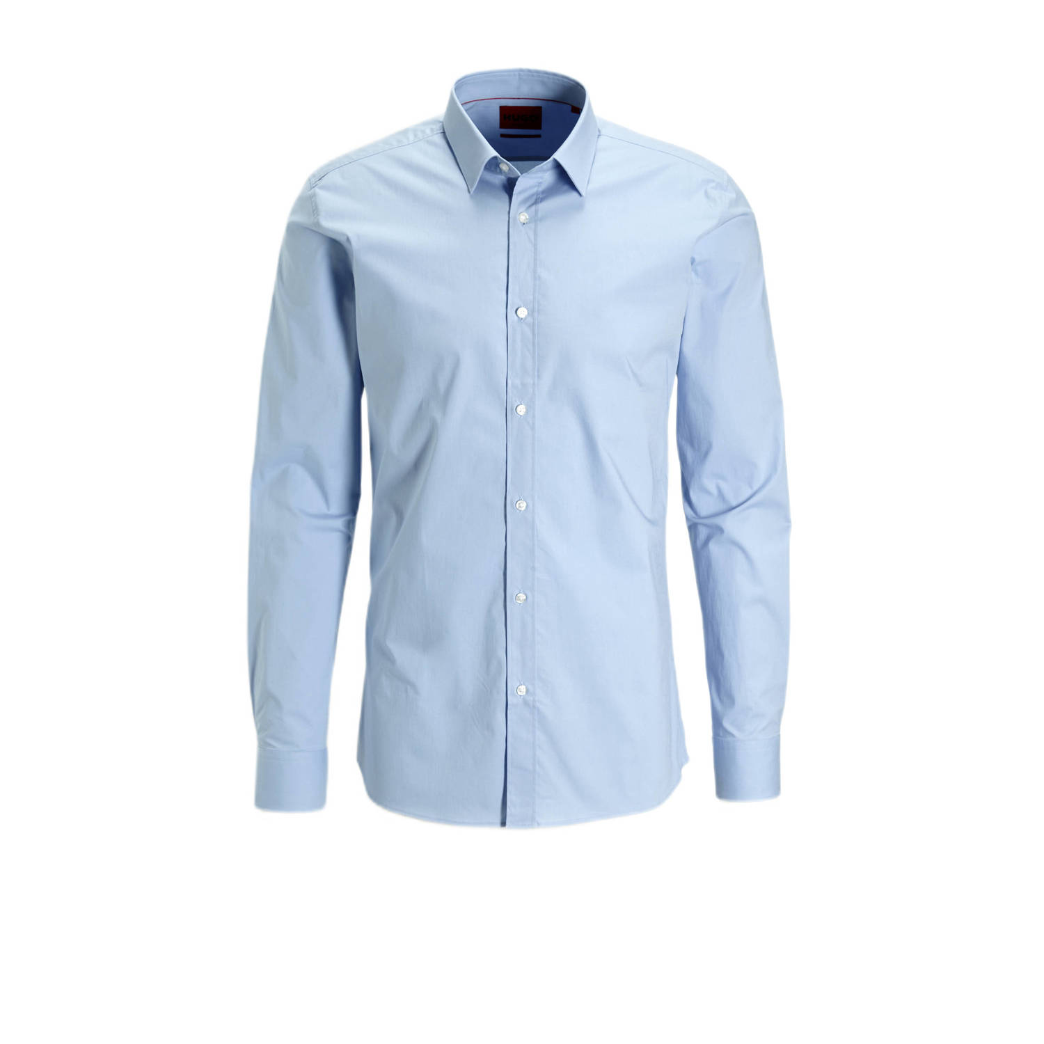 HUGO super slim fit overhemd ELISHA02 light pastel blue