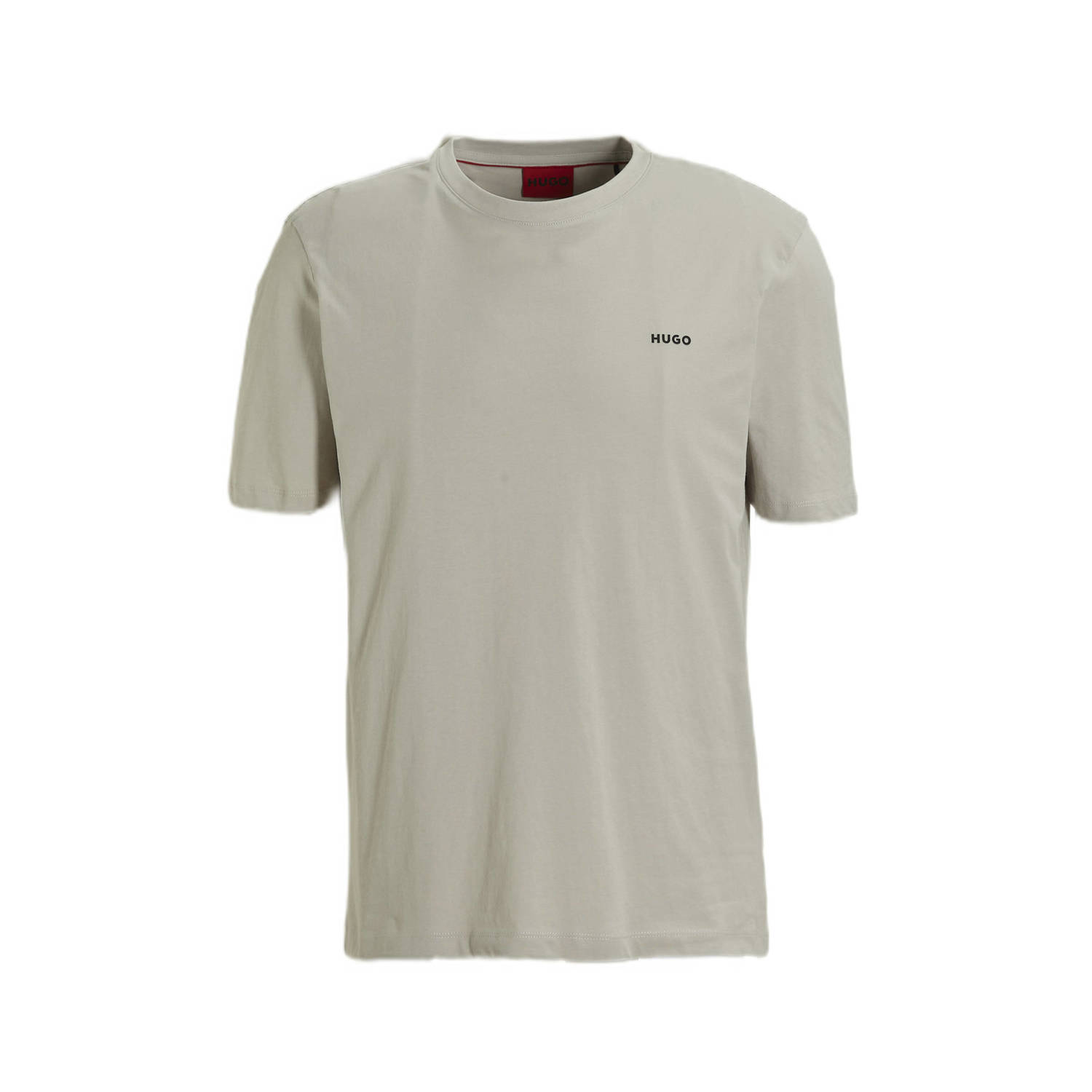 HUGO regular fit T-shirt light pastel grey