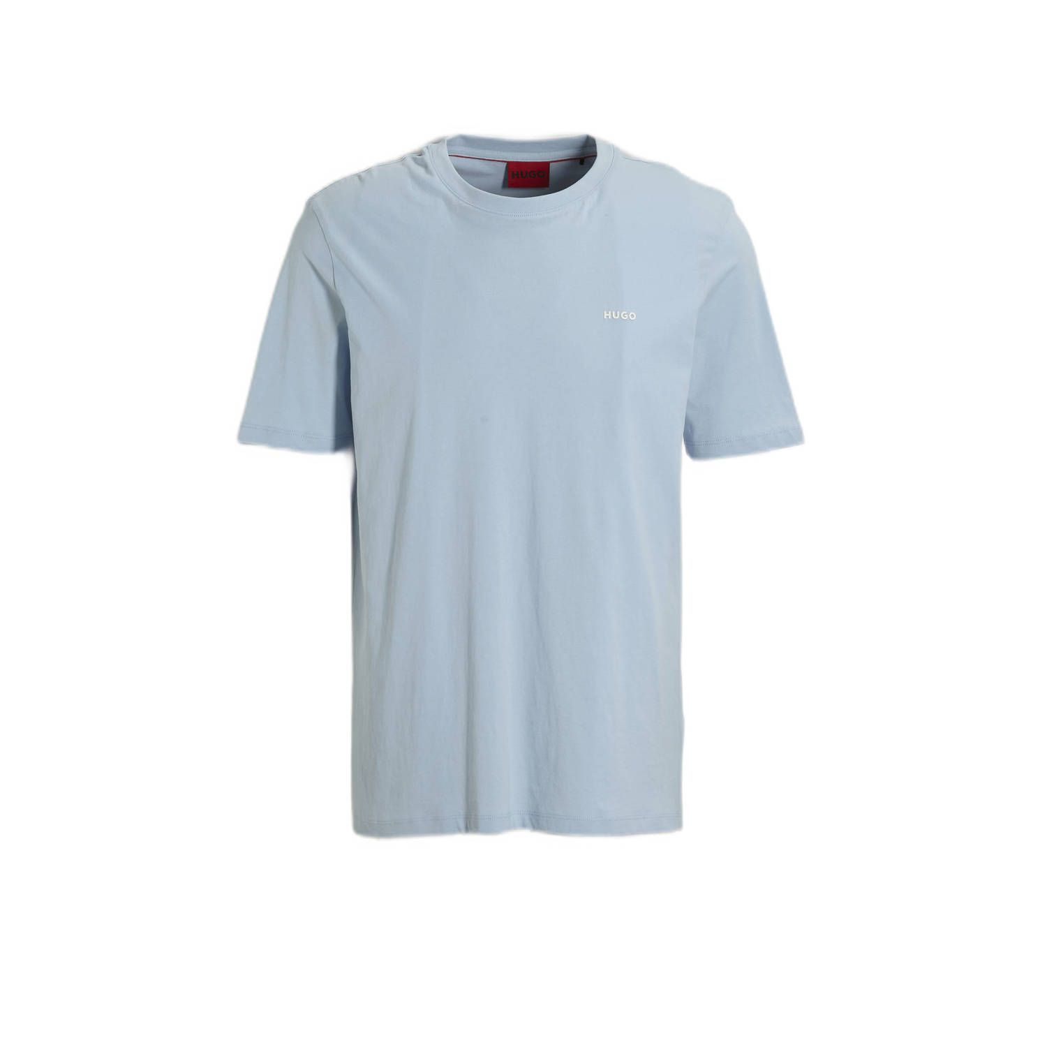 HUGO regular fit T-shirt light pastel blue