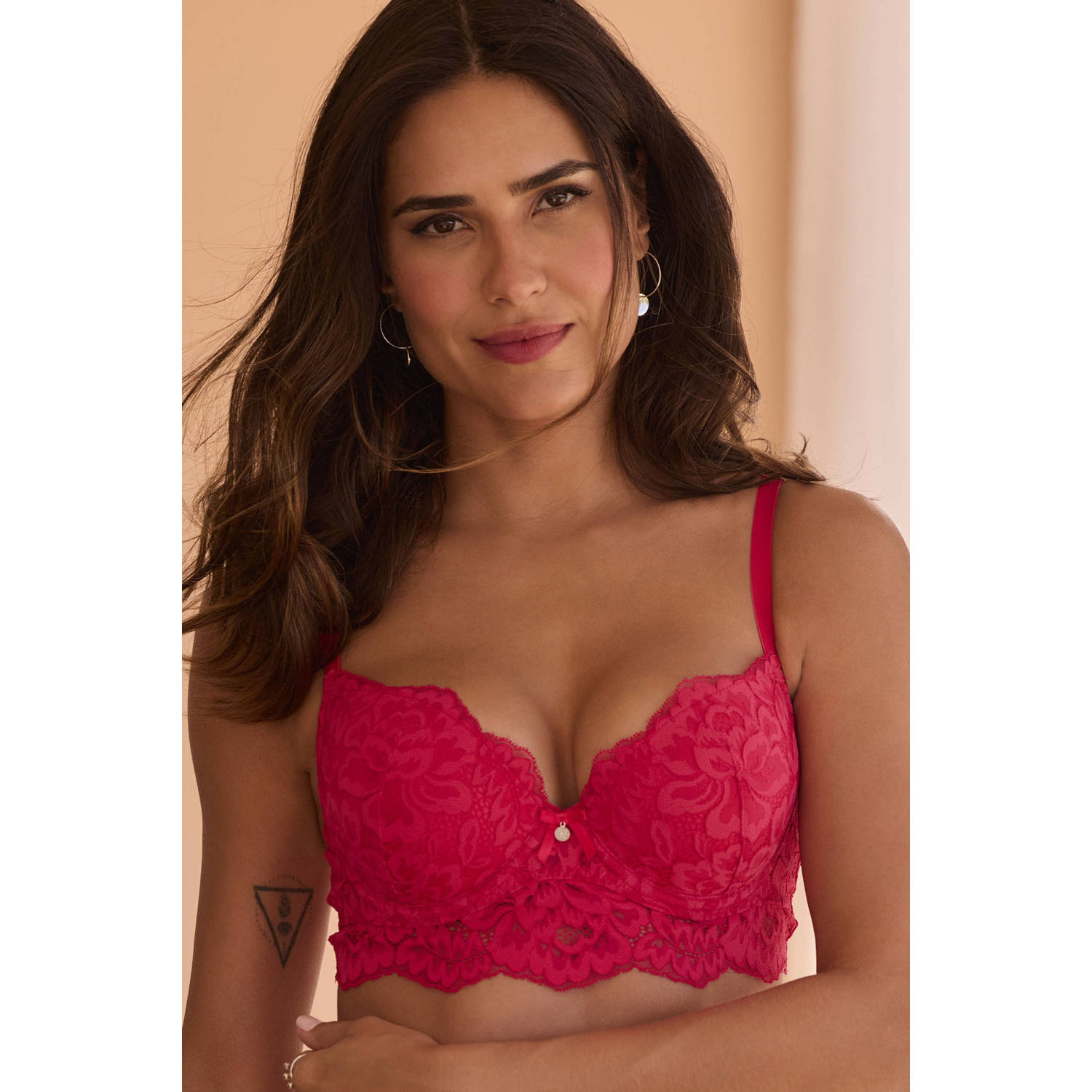 s.Oliver voorgevormde push-up bh fuchsia