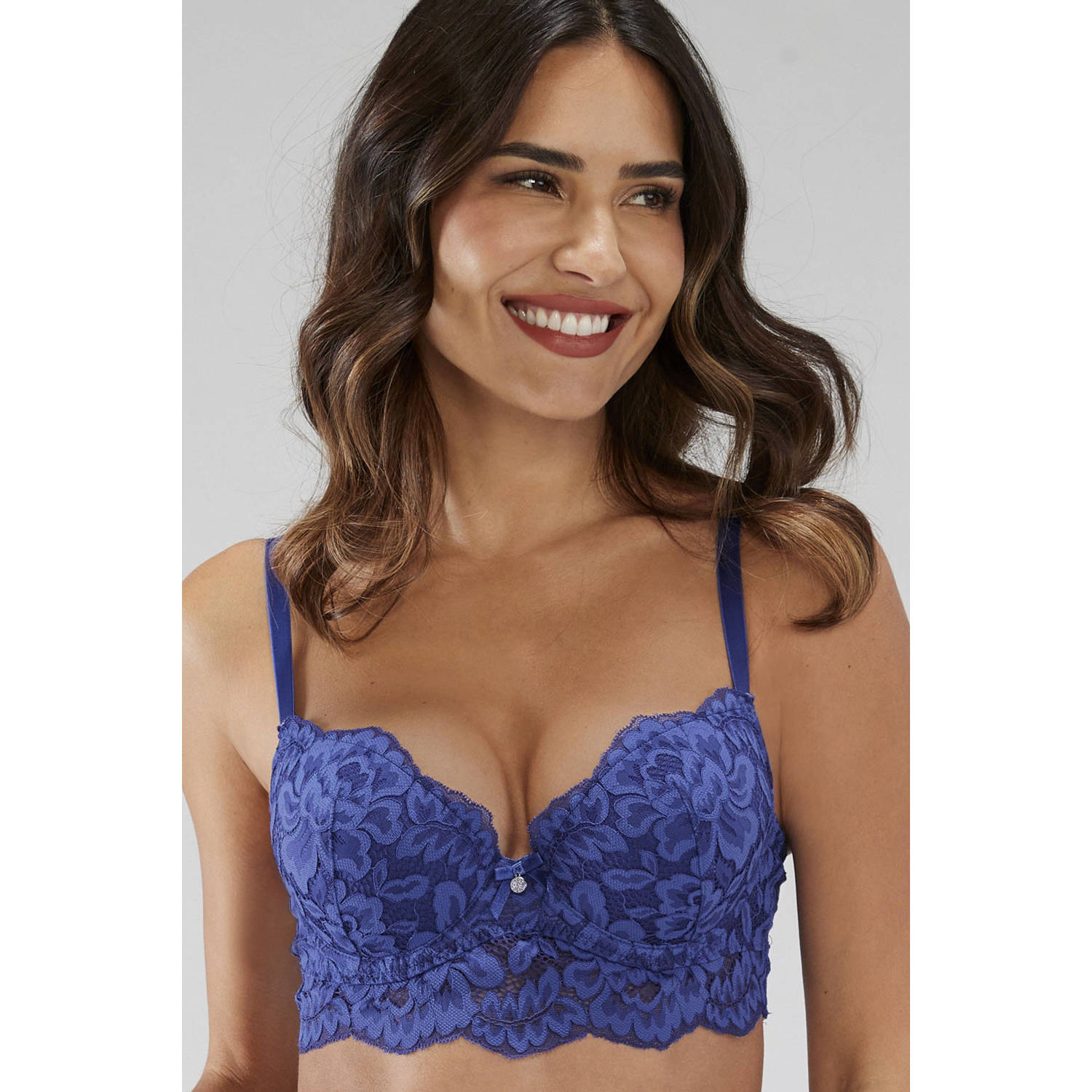 s.Oliver voorgevormde push-up bh blauw