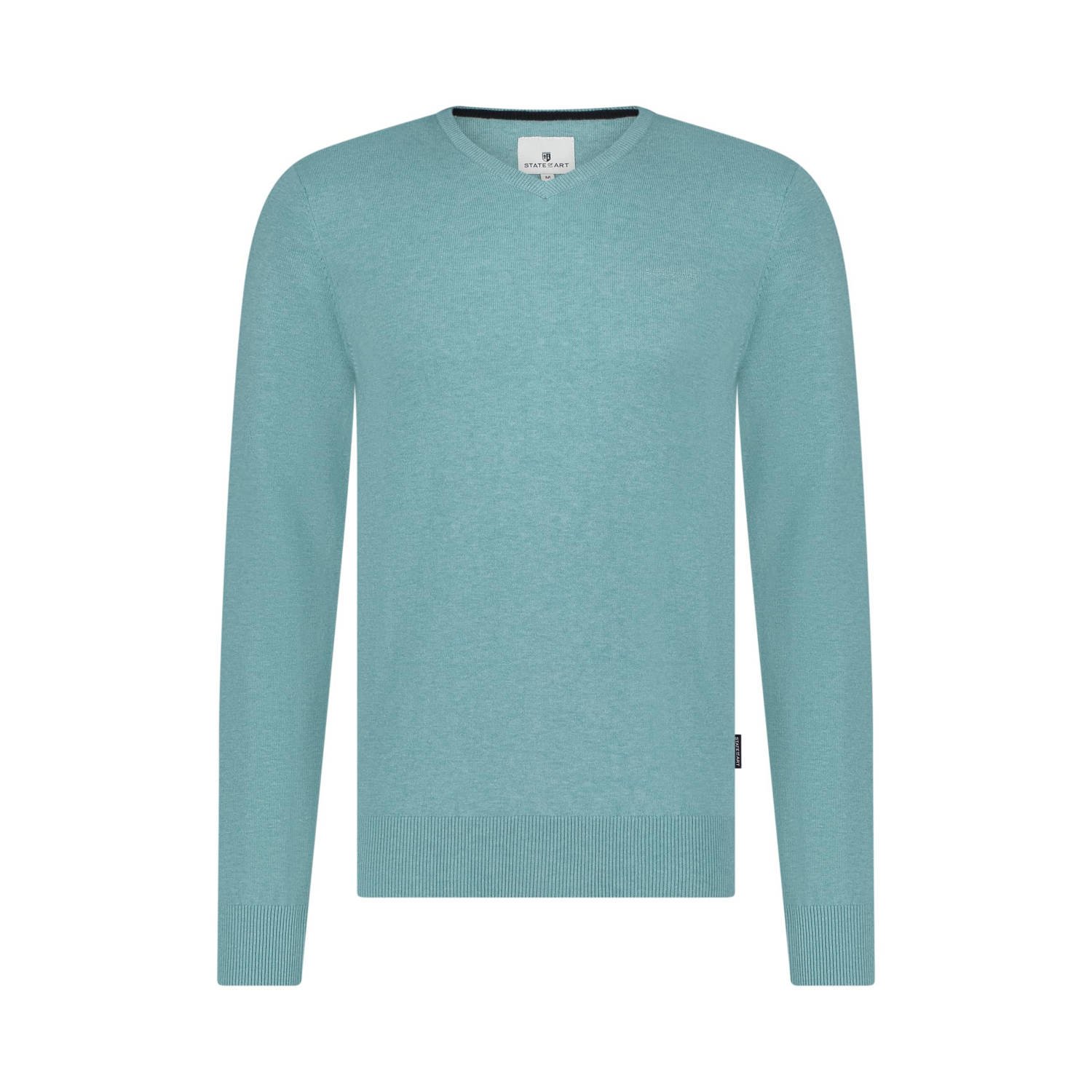 State of Art pullover azuurblauw