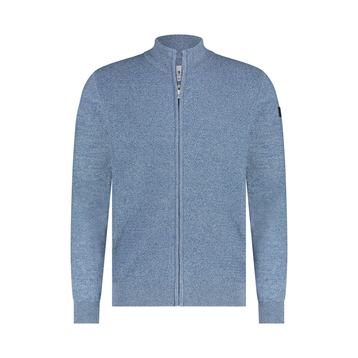 State of Art gemêleerd vest lichtblauw