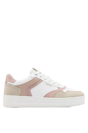 sneakers dames wit/roze