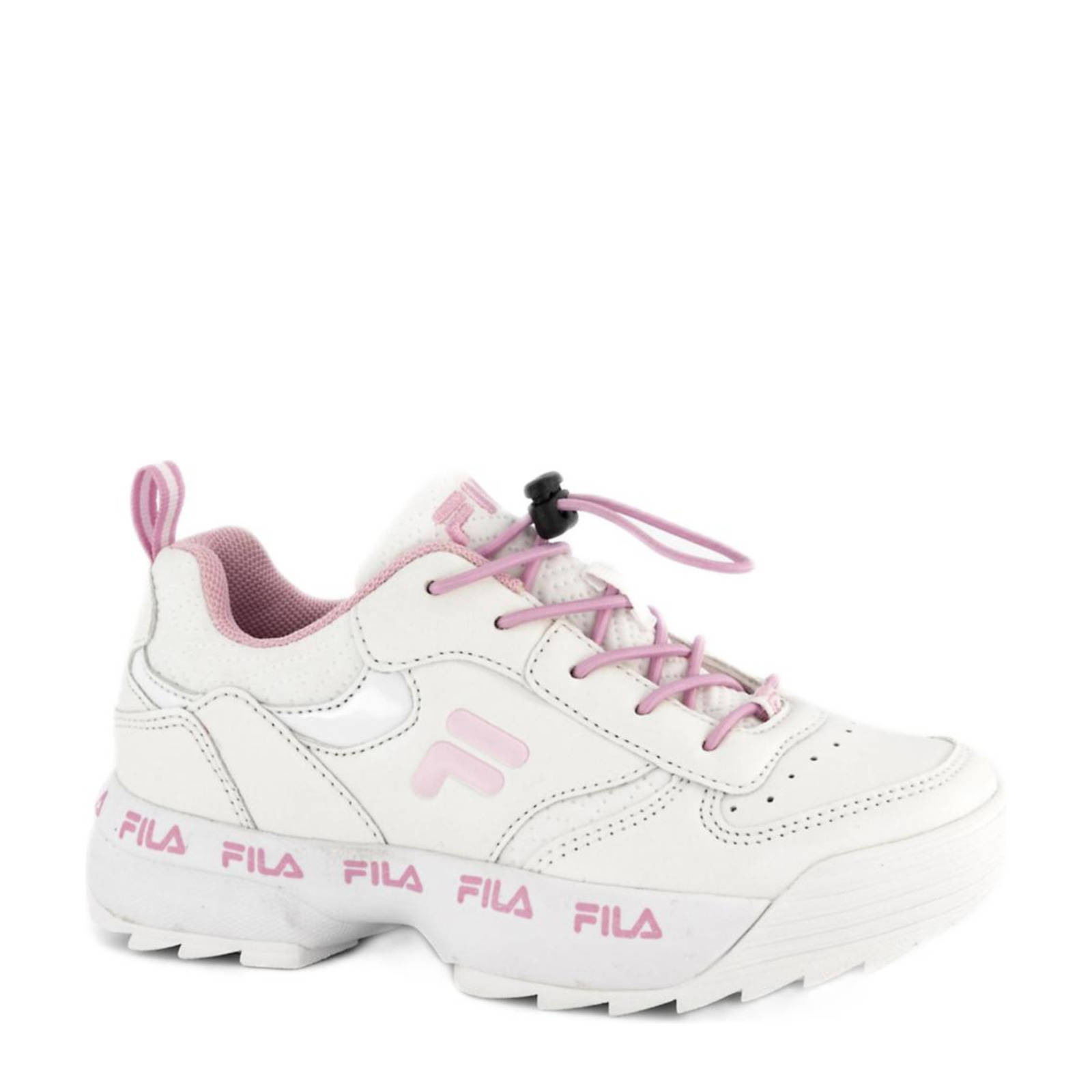 Fila Disruptor - Lage sneakers voor meisjes - Wit - Nelson.nl