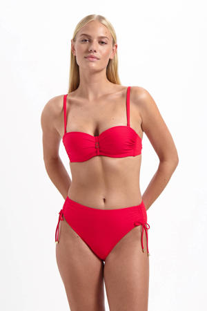high waist bikinibroekje rood