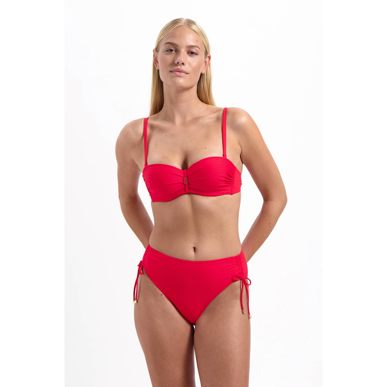 Cyell high waist bikinibroekje rood
