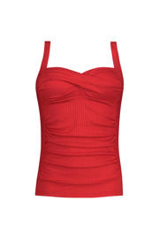 thumbnail: Cyell voorgevormde tankini bikinitop rood