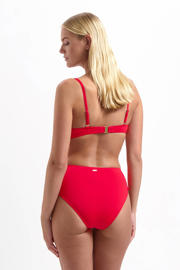 thumbnail: Cyell voorgevormde strapless bandeau bikinitop rood