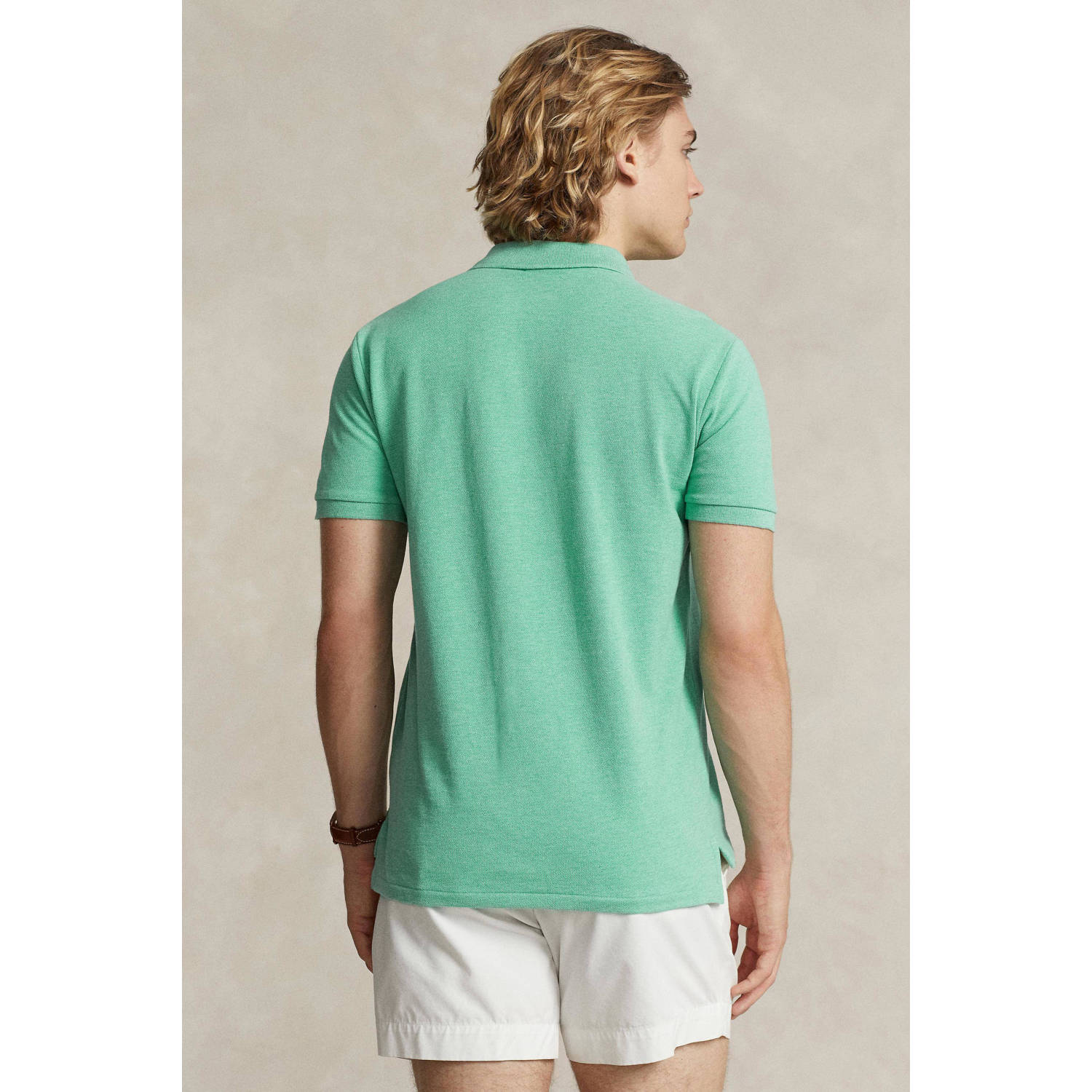 POLO Ralph Lauren slim fit polo met logo green
