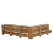thumbnail: NOUS Garden loungeset met hocker Belmonte deluxe