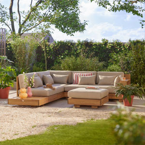 loungeset met hocker Belmonte deluxe