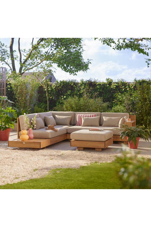 loungeset met hocker Belmonte deluxe