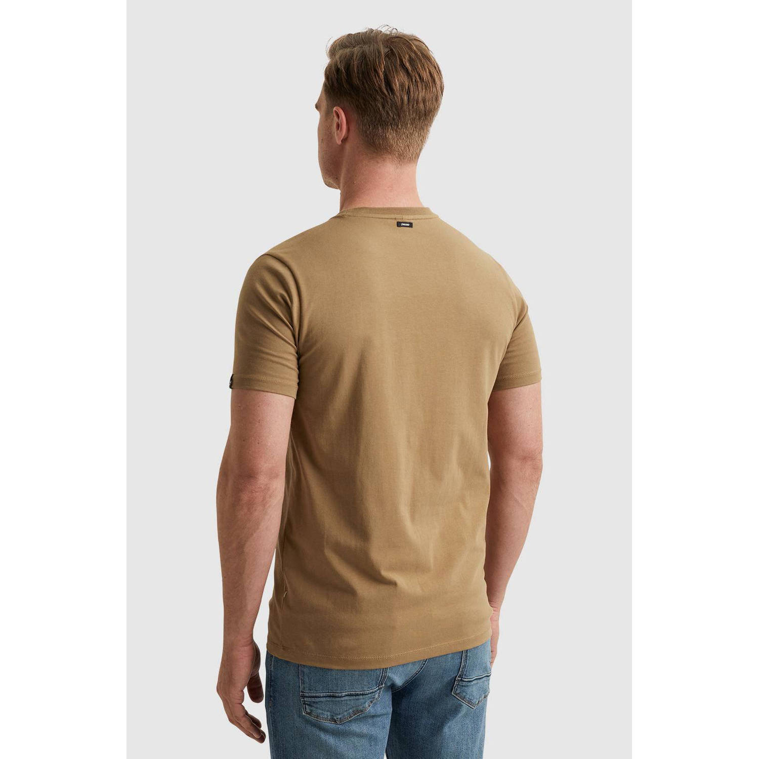 Vanguard T-shirt met logo bruin