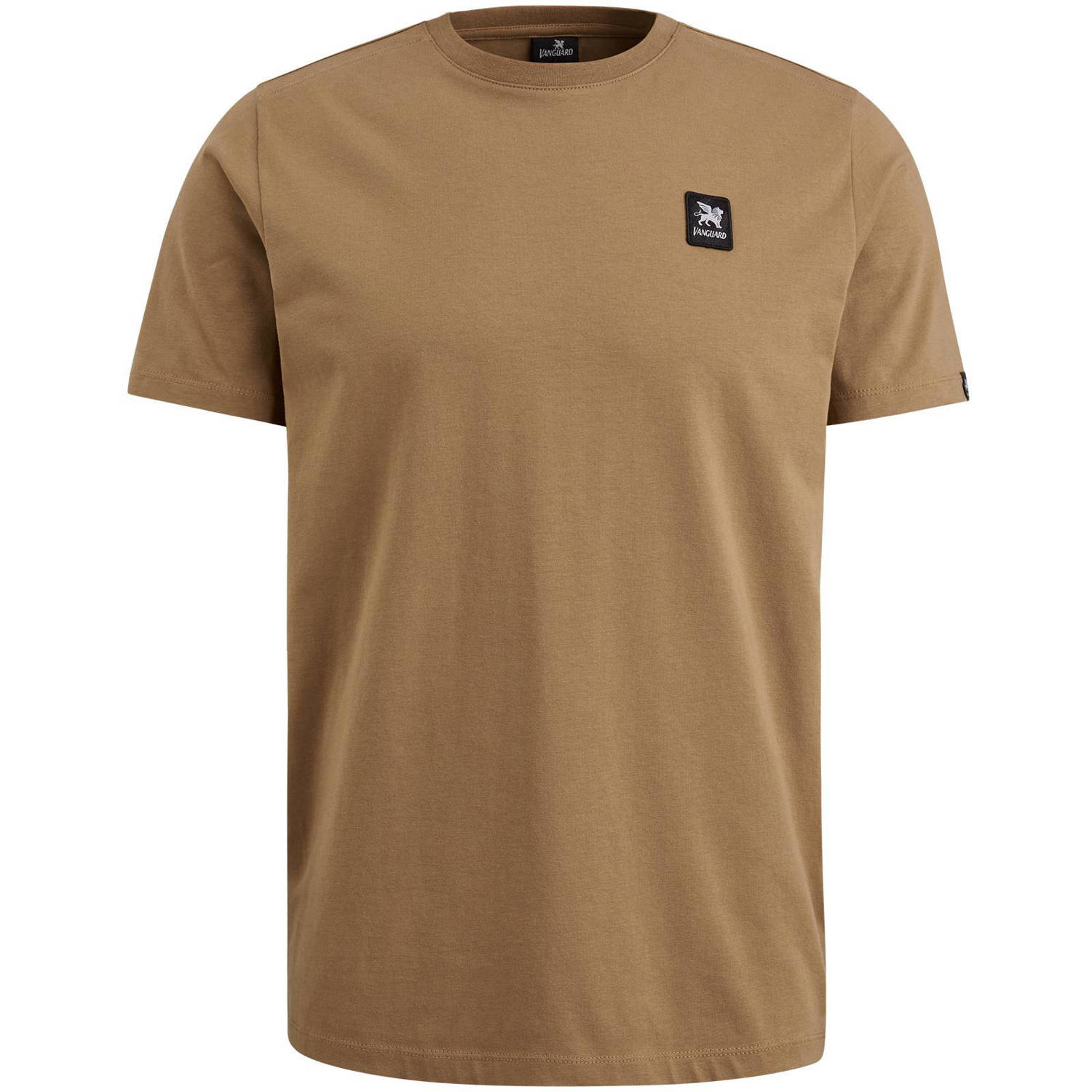Vanguard T-shirt met logo bruin