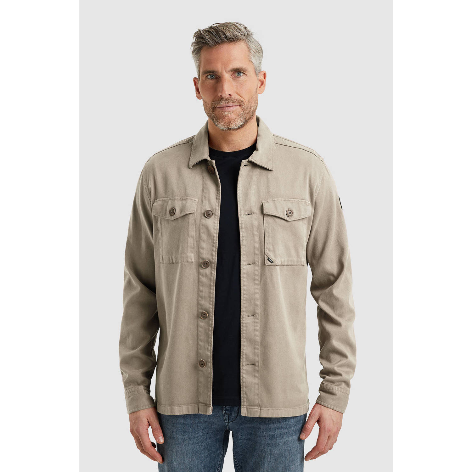 Vanguard regular fit overshirt 8265 beige