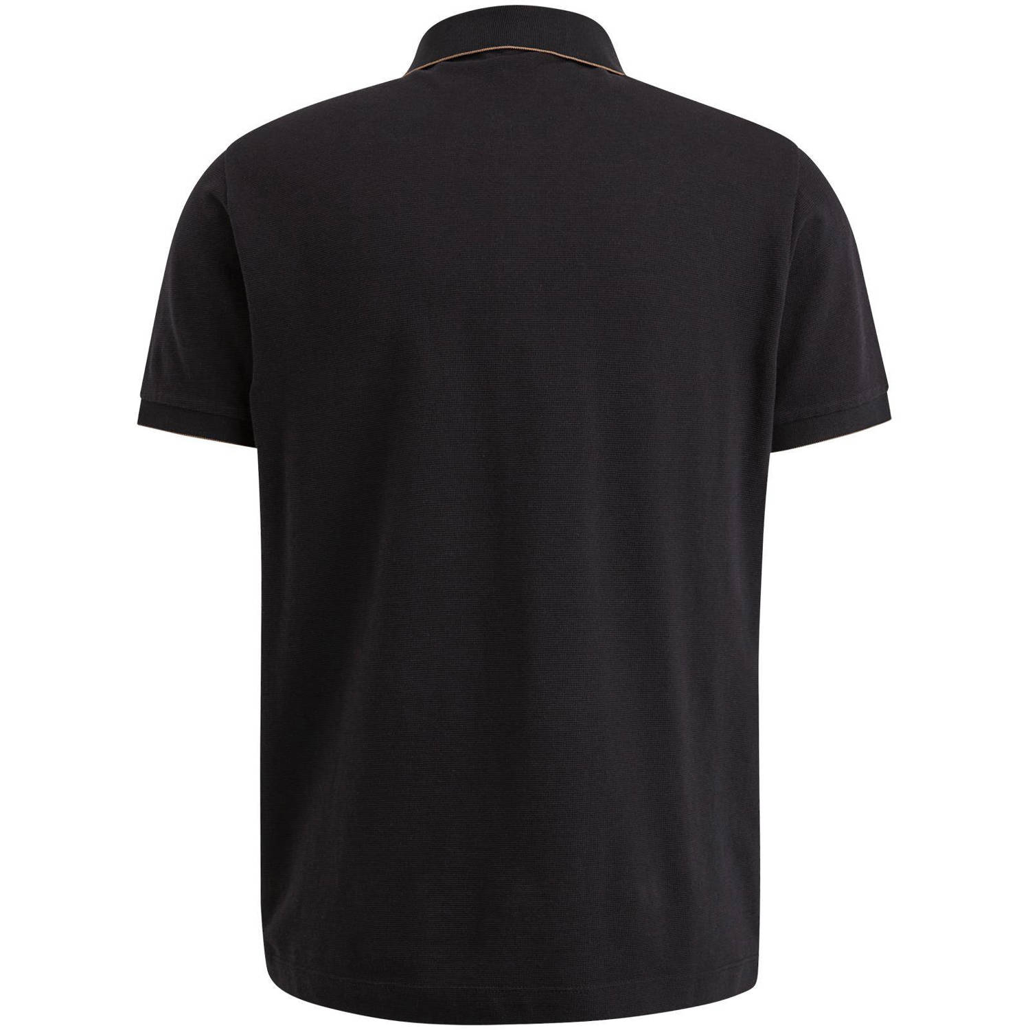 Vanguard polo met logo zwart