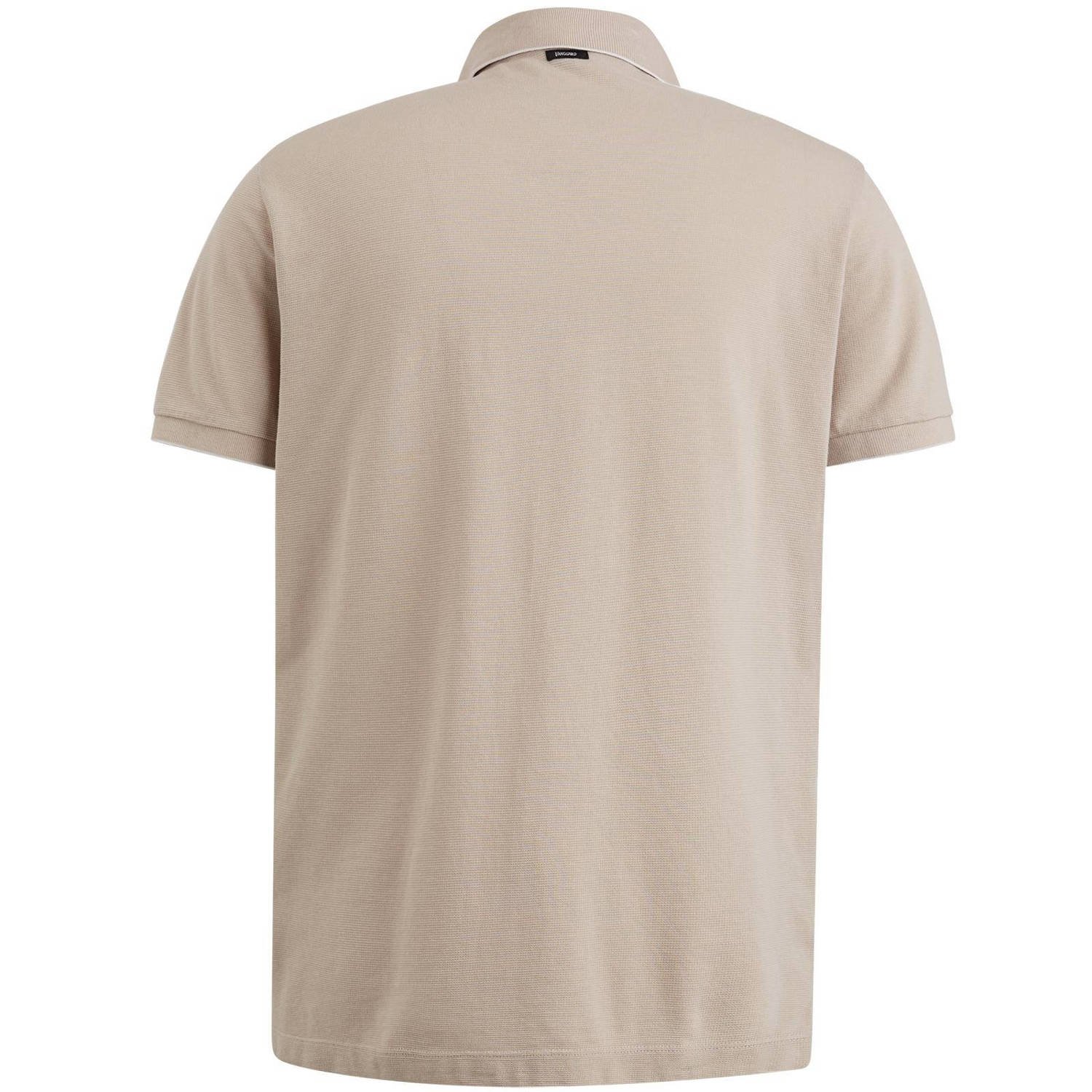 Vanguard polo met logo beige