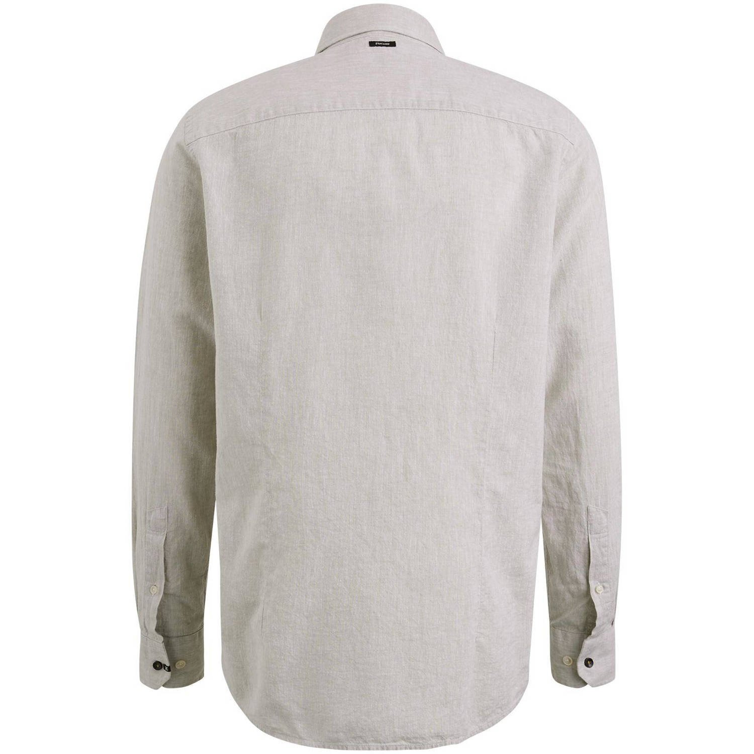 Vanguard regular fit overhemd met logo ecru