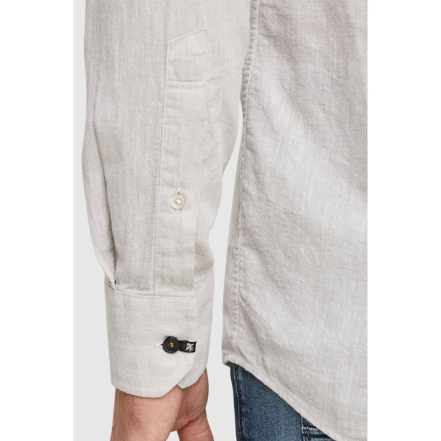 Vanguard regular fit overhemd met logo ecru