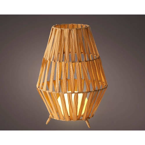 Lumineo tafelverlichting (Ø26 cm) - Bruin/warm wit