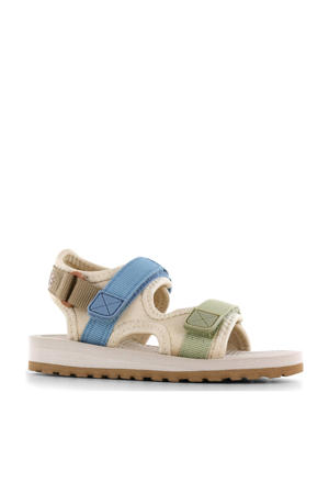 sandalen beige/blauw/groen