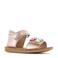 Shoesme leren sandalen lichtroze metallic