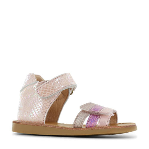 Shoesme leren sandalen roze/multi afbeelding