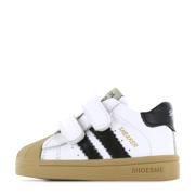 thumbnail: Shoesme   leren sneakers wit/zwart
