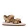 Shoesme sandalen met panterprint beige
