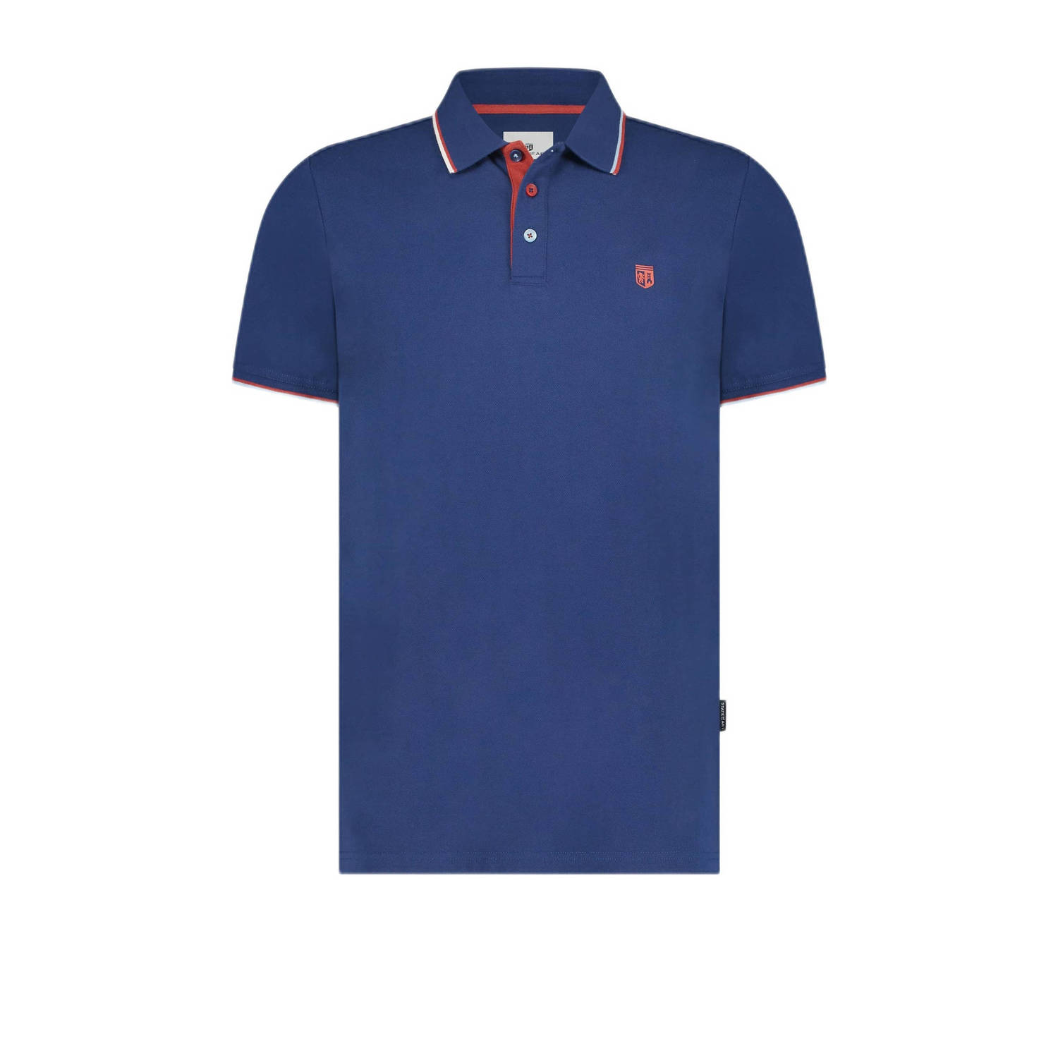 State of Art Piqu? Polo Shirt SS P Blue Heren