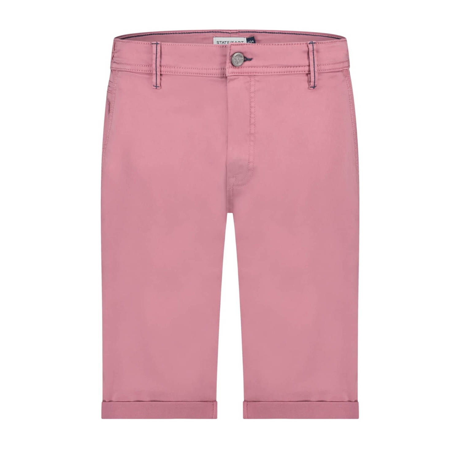 State of Art regular fit short flamingo