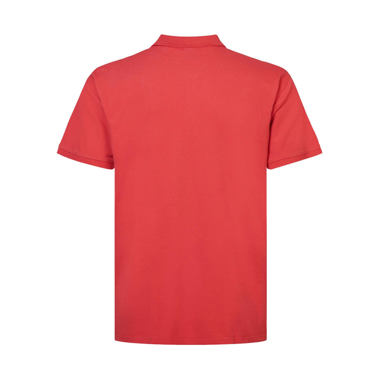 Petrol industries Plus Size polo met logo red melon