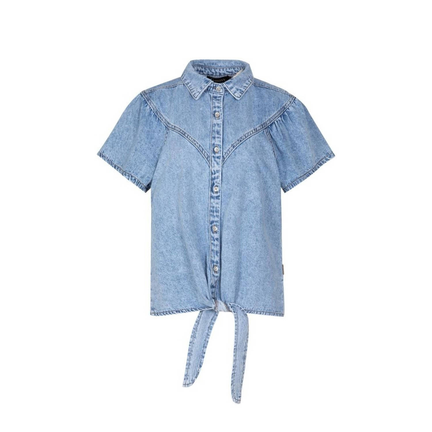 G-maxx blouse Cheyenne denim lichtblauw-902