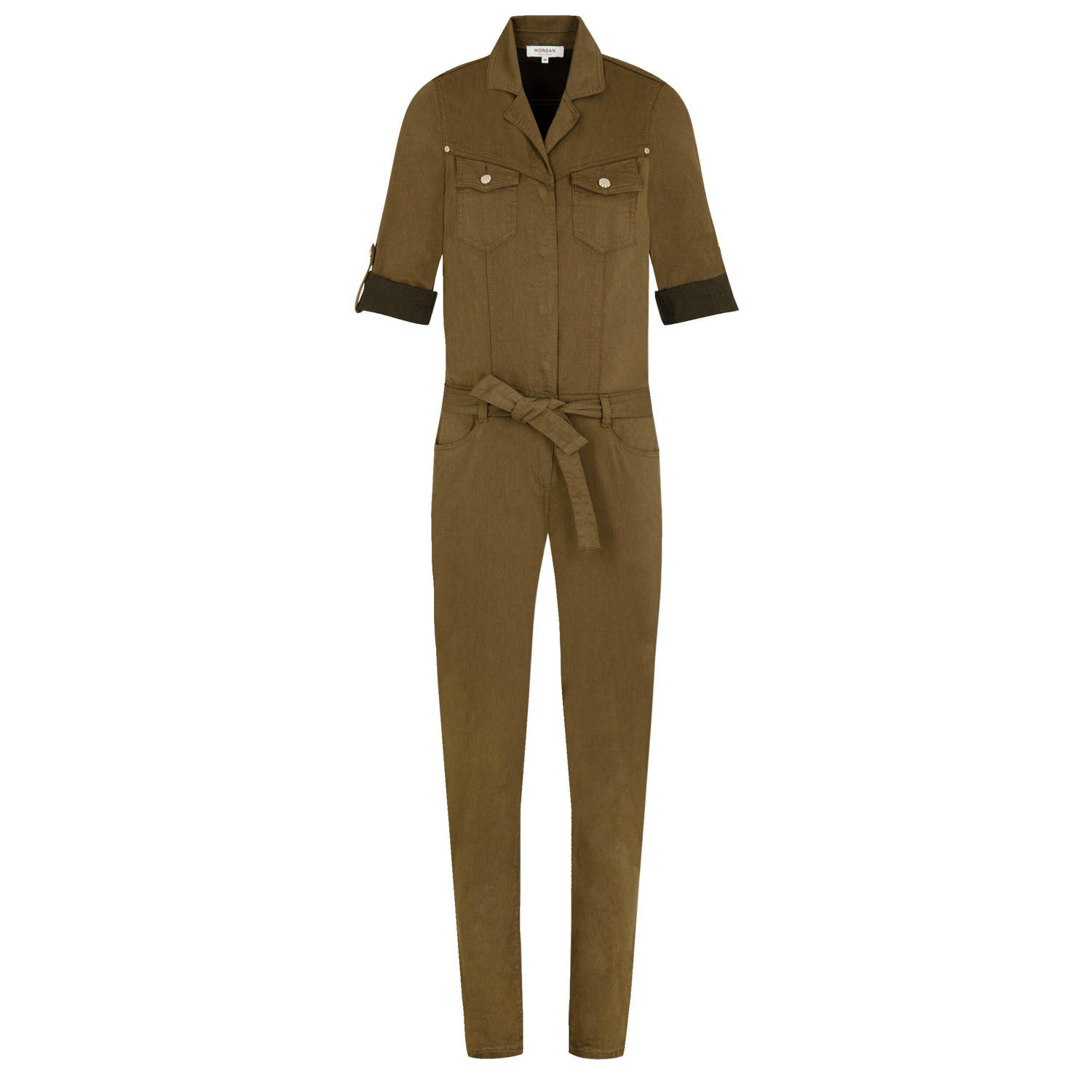 Morgan jumpsuit kakigroen