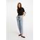 Morgan blousetop met broderie zwart