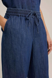 thumbnail: WE Fashion Blue Ridge loose fit broek dark blue denim